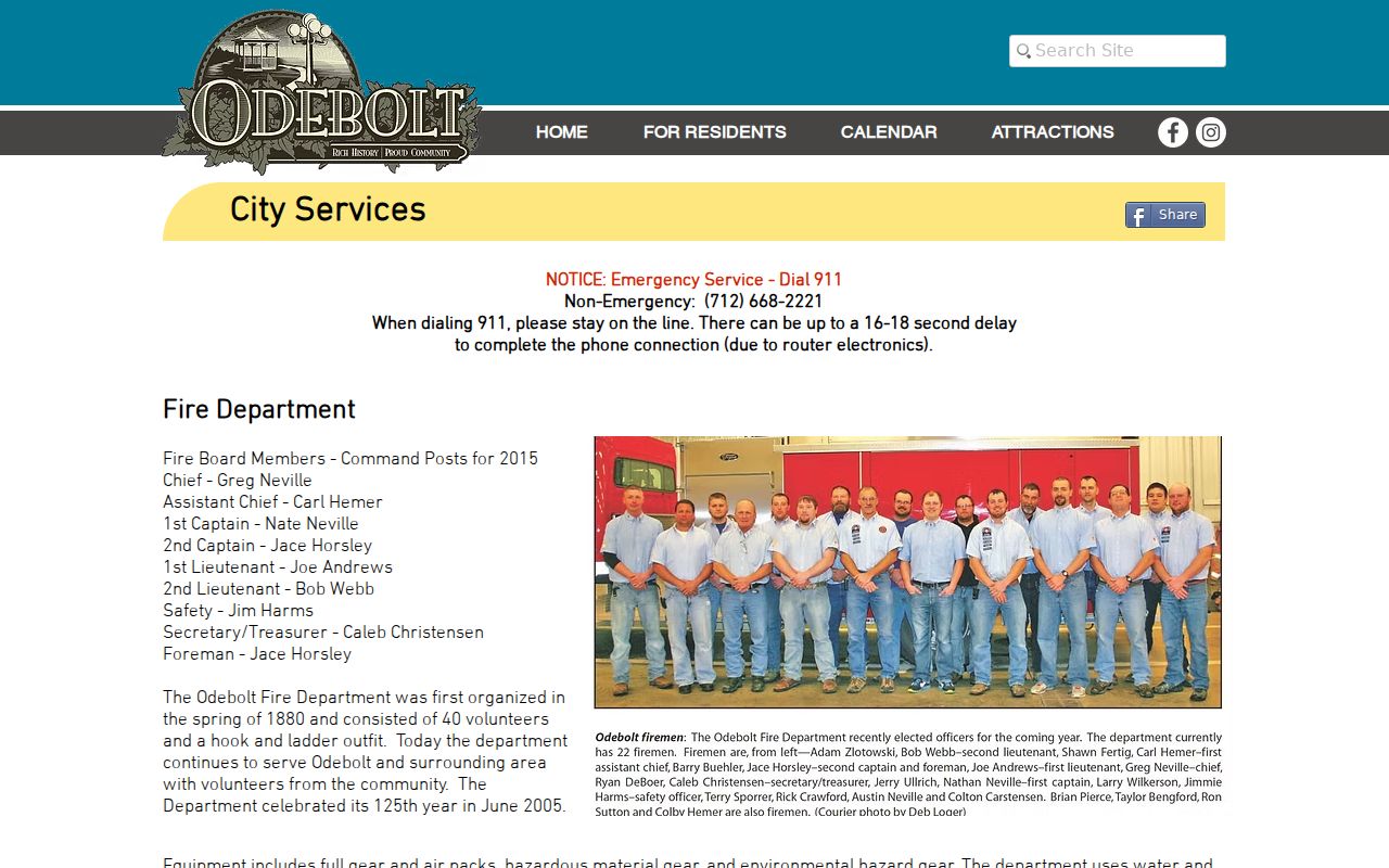 Odebolt warrant records Sheriff contract source
