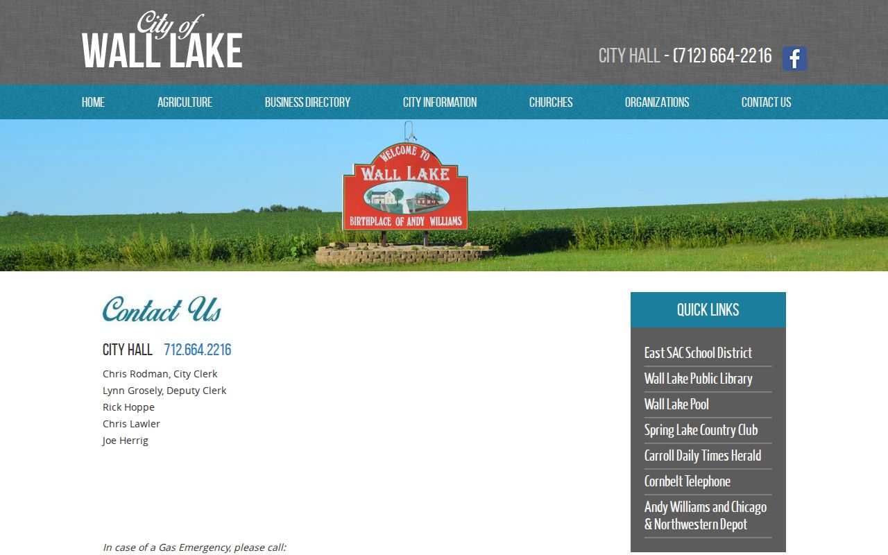 Wall Lake warrant search city clerk contact